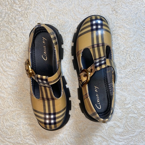 Circus NY by Sam Edelman plaid lug sole Mary Janes - Picture 2 of 6